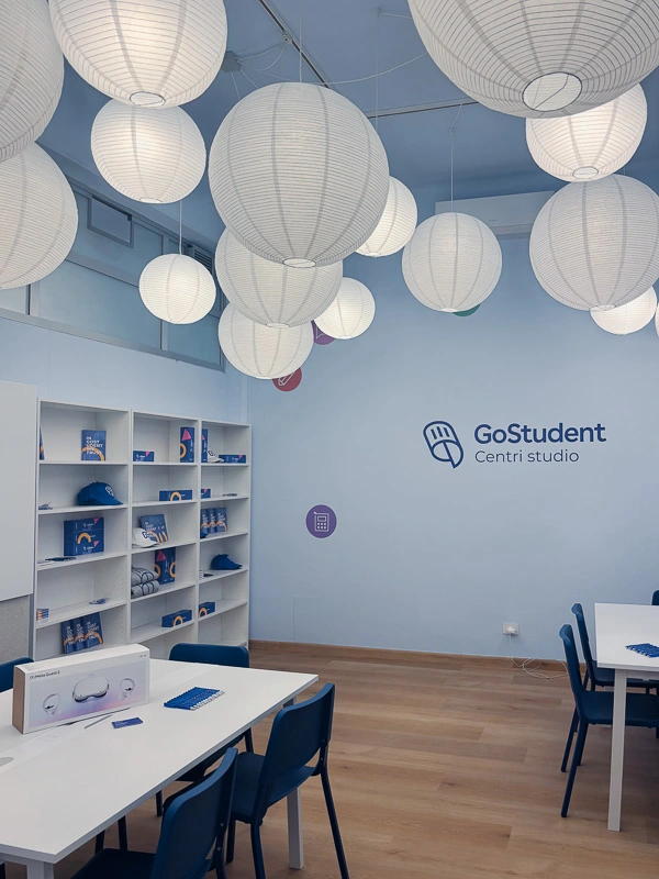 Aula del Centro Studio GoStudent Milano Tricolore