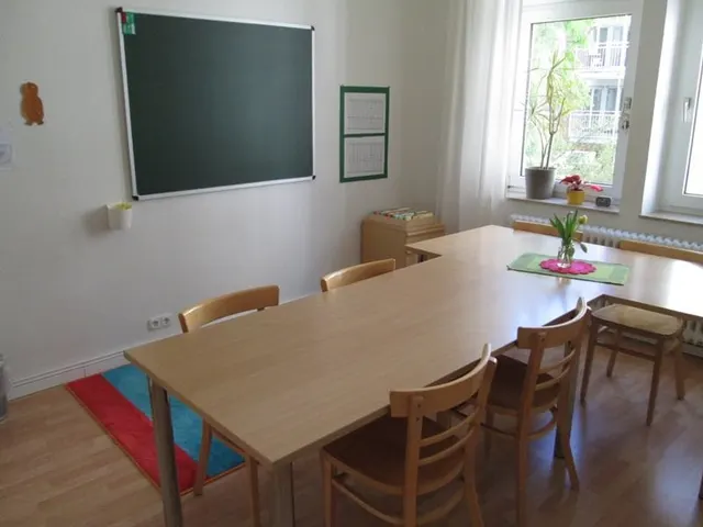 Trainingsraum mit Tafel im I.D.L. Gelsenkirchen