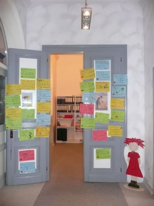 Eingang zu den Lernräumen im I.D.L. Hattingen