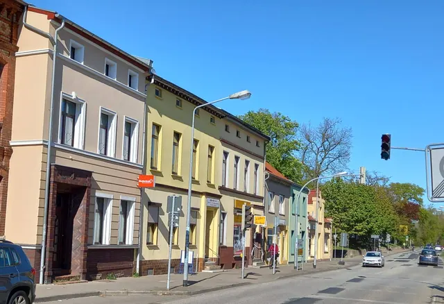 Die Lange Straße mit dem I.D.L. Ribnitz-Damgarten