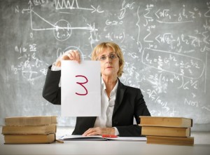 Manchmal vergeben Lehrer auch ungerechte Noten.