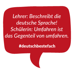 Deutsch beste Fach Spruch 2