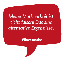 I love Mathe - Sprüche