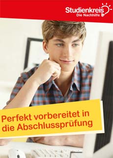 Cover Gratis-Broschüre - Perfekt vorbereitet in die Abschlussprüfung