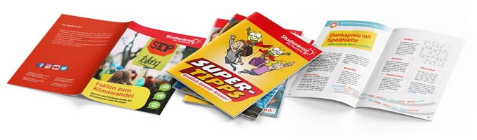 Gratis-Broschüren des Studienkreises: Ratgeber und Hilfestellung von Experten für den Lern- und Erziehungsalltag