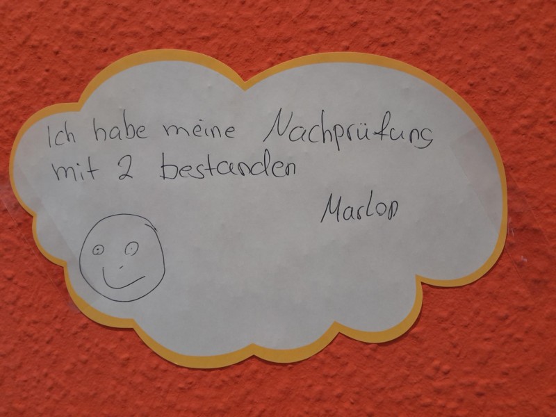 Nachhilfe-Erfolg Schüler