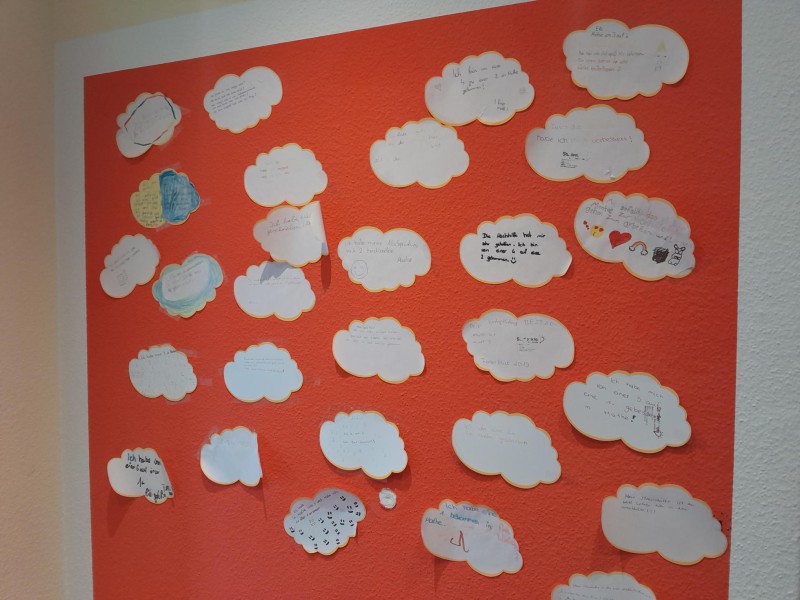 Nachhilfe-Erfolge Schüler Wand