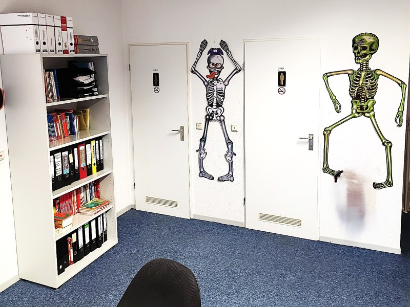 Hall on Halloween