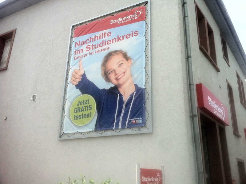 Werbung außen