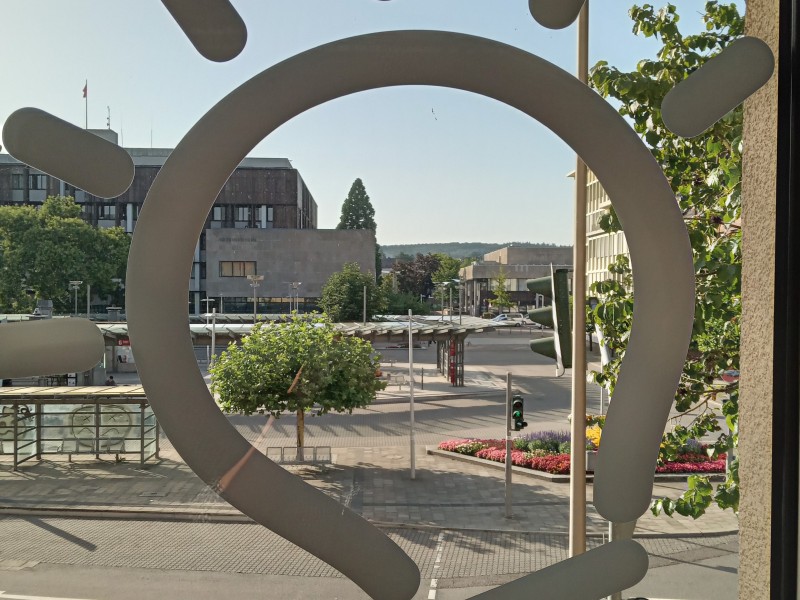 Ausblich zum Busbahnhof