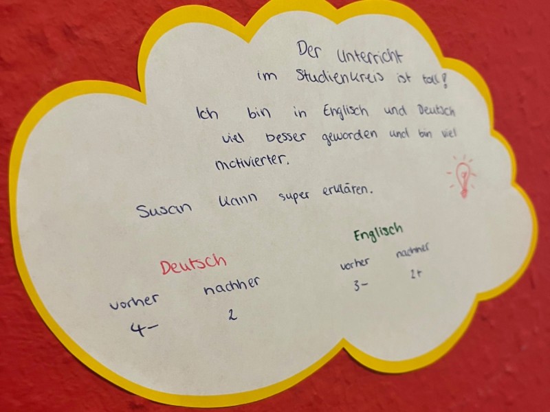 Nachhilfe Erfolge Schüler