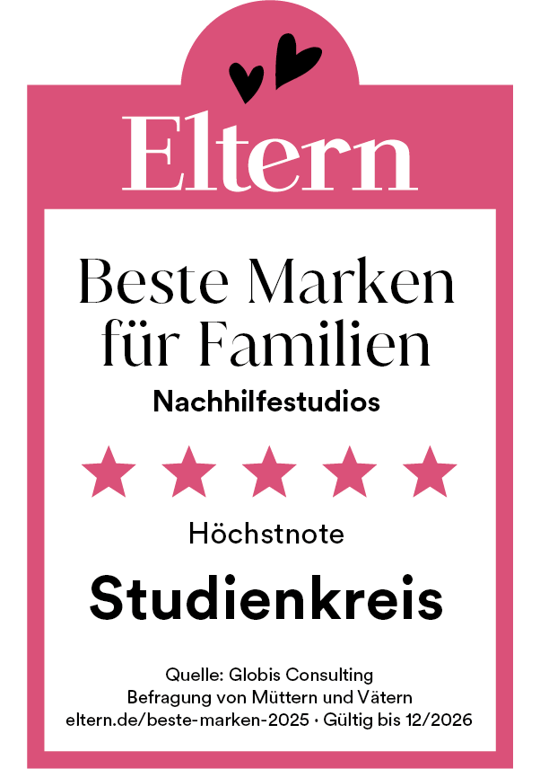 Siegel Logo - Beliebteste Marke "Nachhilfestudios" der Zeitschrift Eltern Siegel Logo - Beliebteste Marke "Nachhilfestudios" der Zeitschrift Eltern
