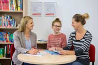 Beratungsgespräch im Studienkreis