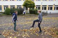 Schüler in der Freizeit
