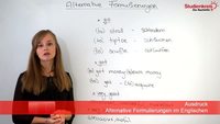 Alternative Formulierungen und Synonyme