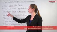 Einen persönlichen Brief auf Englisch schreiben: Hinweise und Tipps