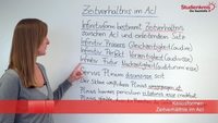 Zeitverhältnis im AcI: Erklärung, Beispiele