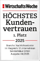 WirtschaftsWoche - Höchstes Kundenvertrauen